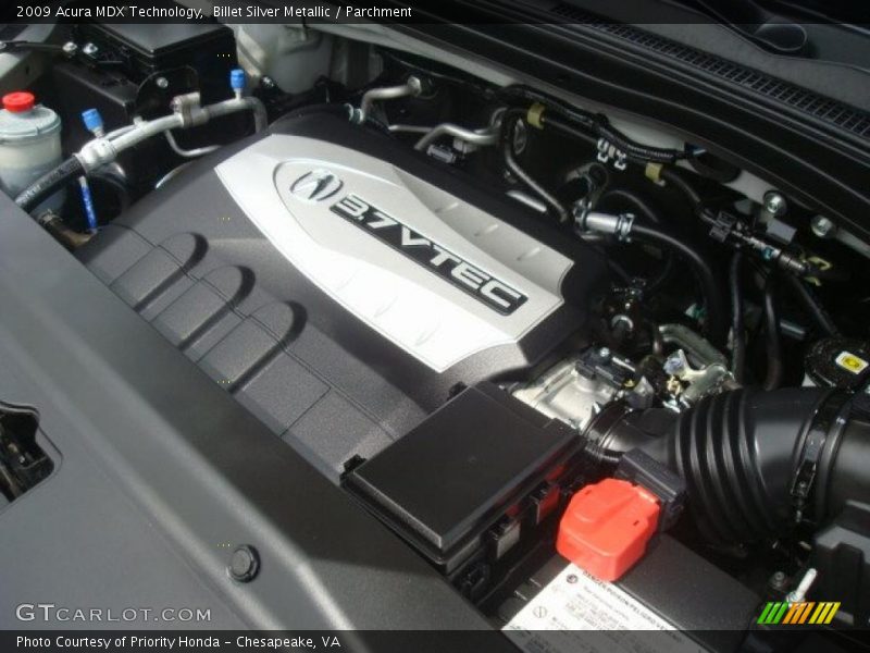 Billet Silver Metallic / Parchment 2009 Acura MDX Technology