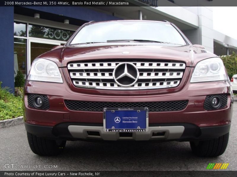 Barolo Red Metallic / Macadamia 2008 Mercedes-Benz ML 350 4Matic