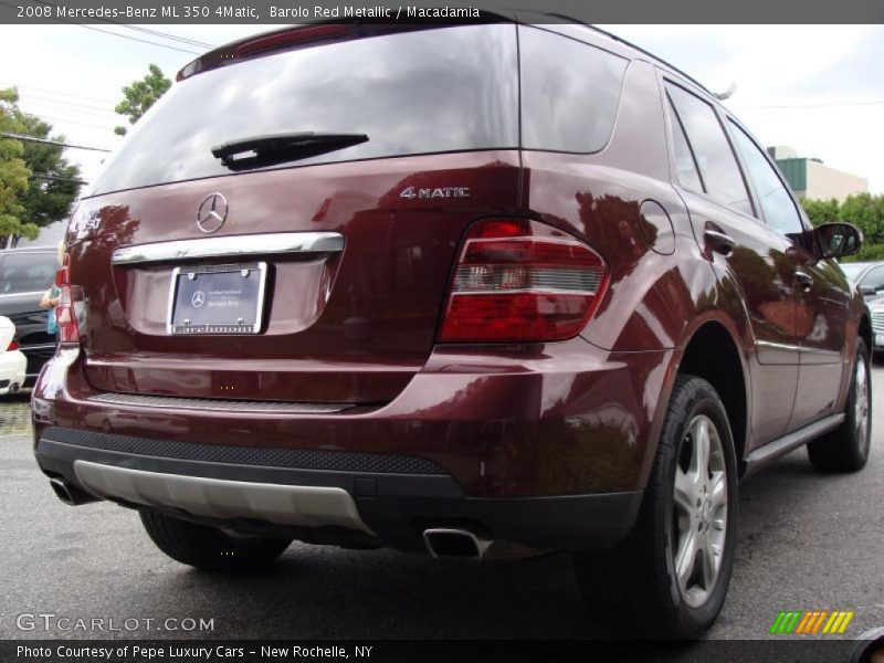 Barolo Red Metallic / Macadamia 2008 Mercedes-Benz ML 350 4Matic