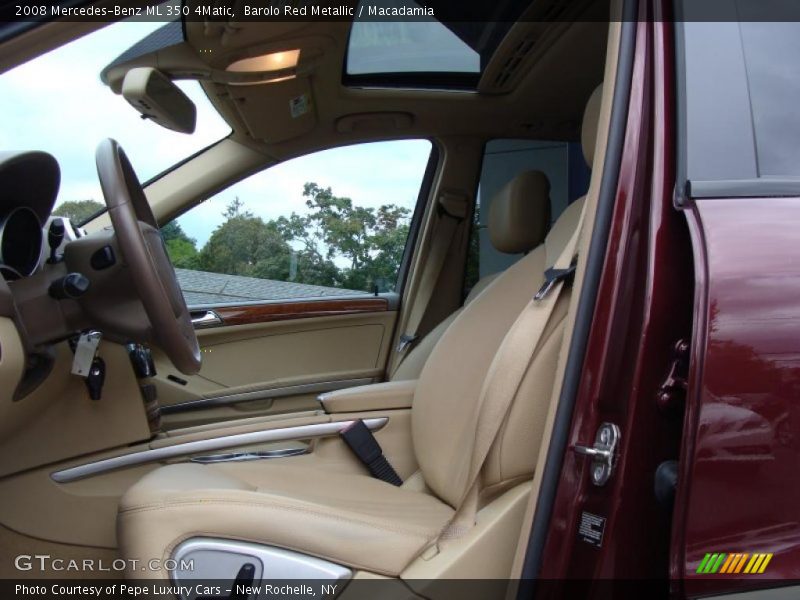 Barolo Red Metallic / Macadamia 2008 Mercedes-Benz ML 350 4Matic