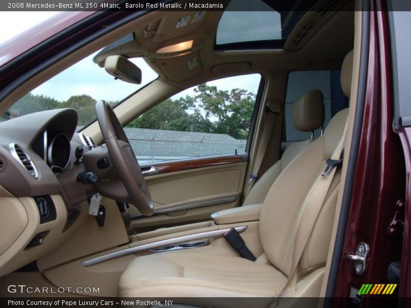 Barolo Red Metallic / Macadamia 2008 Mercedes-Benz ML 350 4Matic