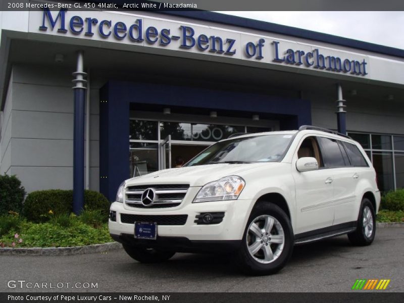 Arctic White / Macadamia 2008 Mercedes-Benz GL 450 4Matic