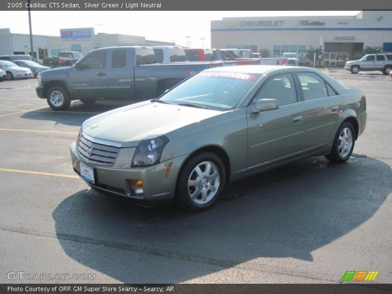 Silver Green / Light Neutral 2005 Cadillac CTS Sedan