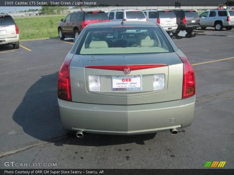 Silver Green / Light Neutral 2005 Cadillac CTS Sedan