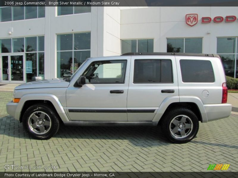 Bright Silver Metallic / Medium Slate Gray 2006 Jeep Commander