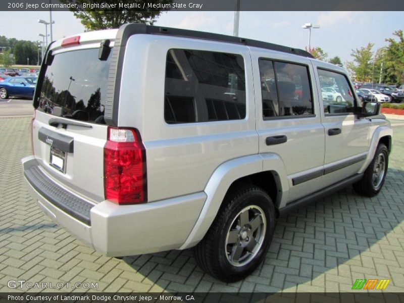 Bright Silver Metallic / Medium Slate Gray 2006 Jeep Commander
