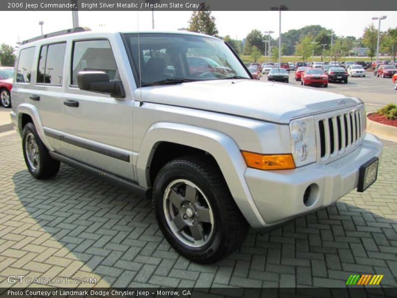 Bright Silver Metallic / Medium Slate Gray 2006 Jeep Commander