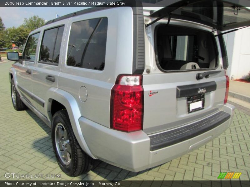 Bright Silver Metallic / Medium Slate Gray 2006 Jeep Commander