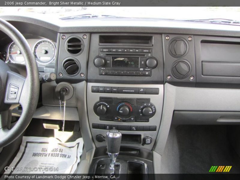 Bright Silver Metallic / Medium Slate Gray 2006 Jeep Commander