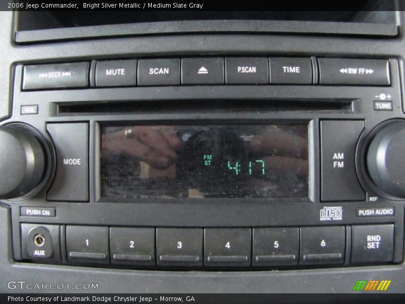 Bright Silver Metallic / Medium Slate Gray 2006 Jeep Commander