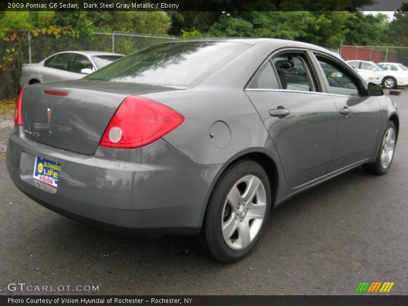 Dark Steel Gray Metallic / Ebony 2009 Pontiac G6 Sedan