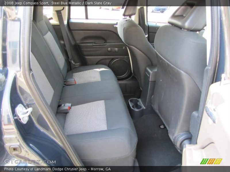 Steel Blue Metallic / Dark Slate Gray 2008 Jeep Compass Sport