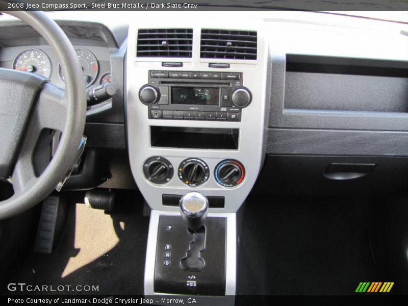 Steel Blue Metallic / Dark Slate Gray 2008 Jeep Compass Sport
