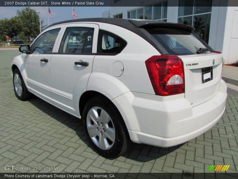 Stone White / Pastel Slate Gray 2007 Dodge Caliber SXT