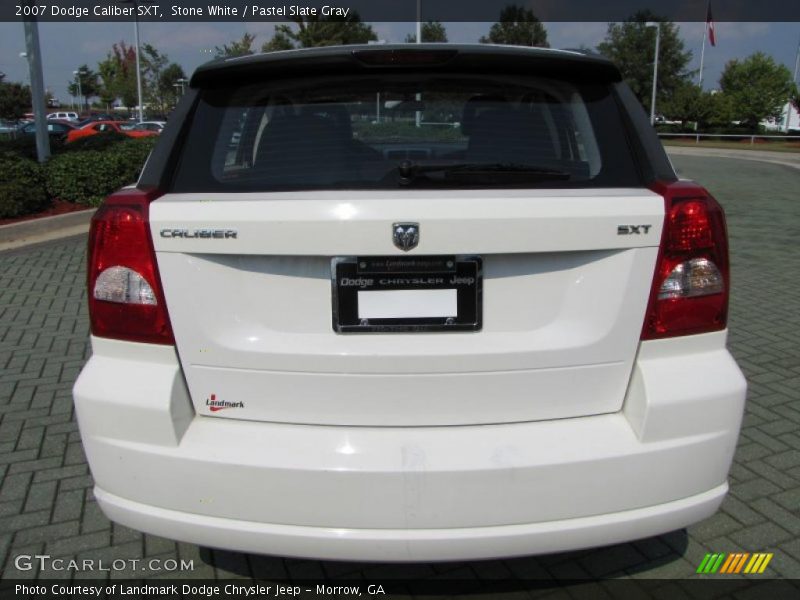 Stone White / Pastel Slate Gray 2007 Dodge Caliber SXT