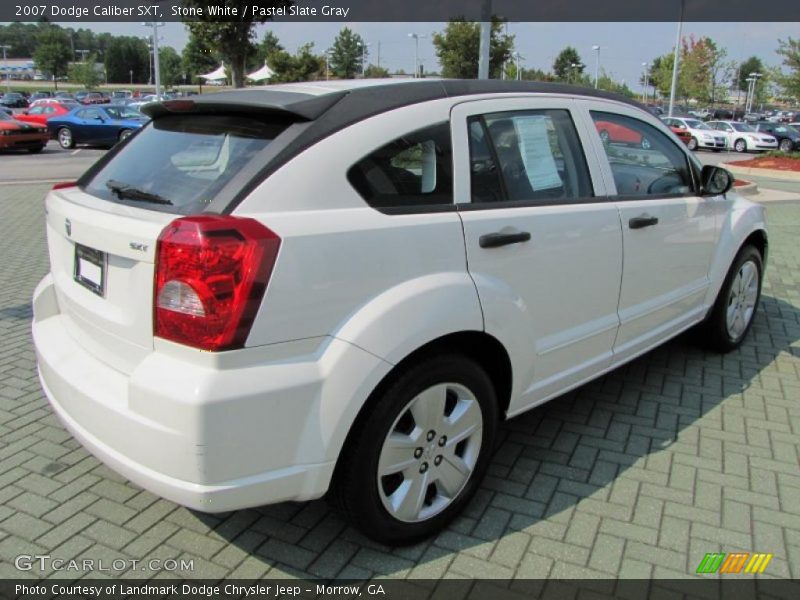 Stone White / Pastel Slate Gray 2007 Dodge Caliber SXT