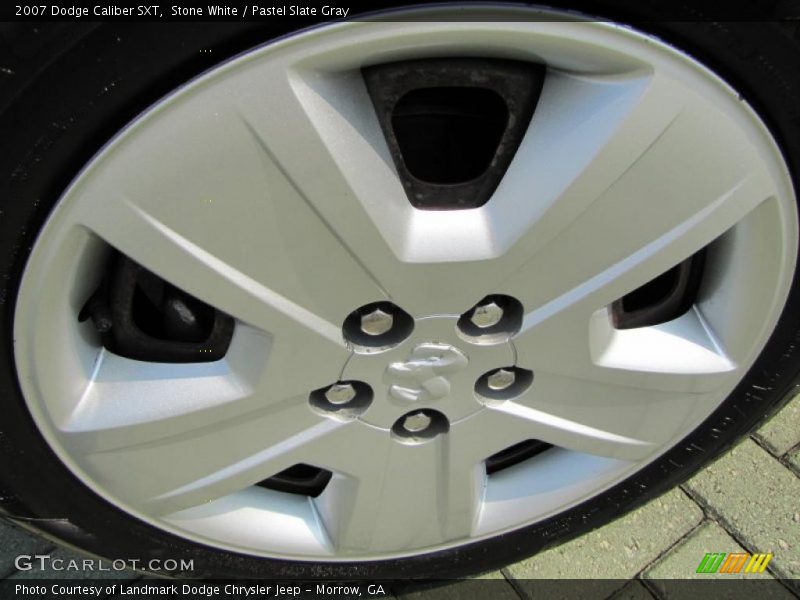 Stone White / Pastel Slate Gray 2007 Dodge Caliber SXT