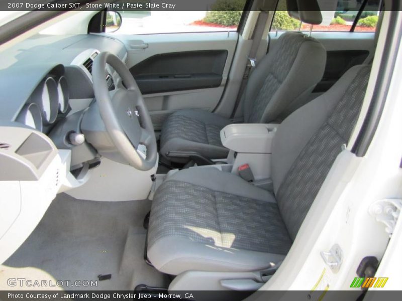 Stone White / Pastel Slate Gray 2007 Dodge Caliber SXT