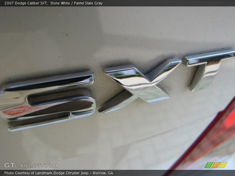 Stone White / Pastel Slate Gray 2007 Dodge Caliber SXT