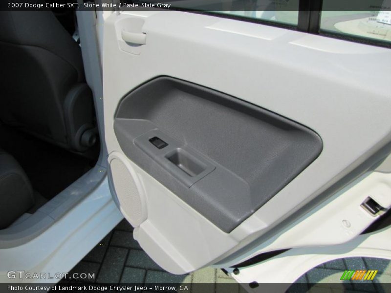 Stone White / Pastel Slate Gray 2007 Dodge Caliber SXT