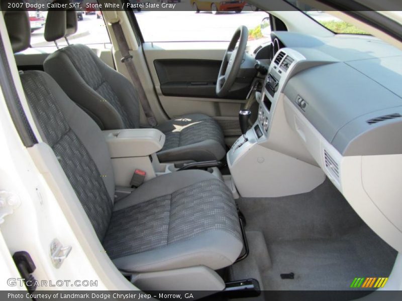 Stone White / Pastel Slate Gray 2007 Dodge Caliber SXT