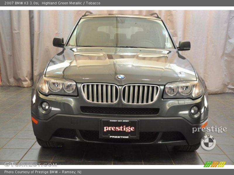 Highland Green Metallic / Tobacco 2007 BMW X3 3.0si