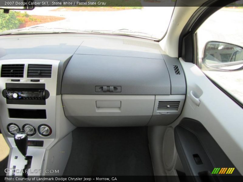 Stone White / Pastel Slate Gray 2007 Dodge Caliber SXT