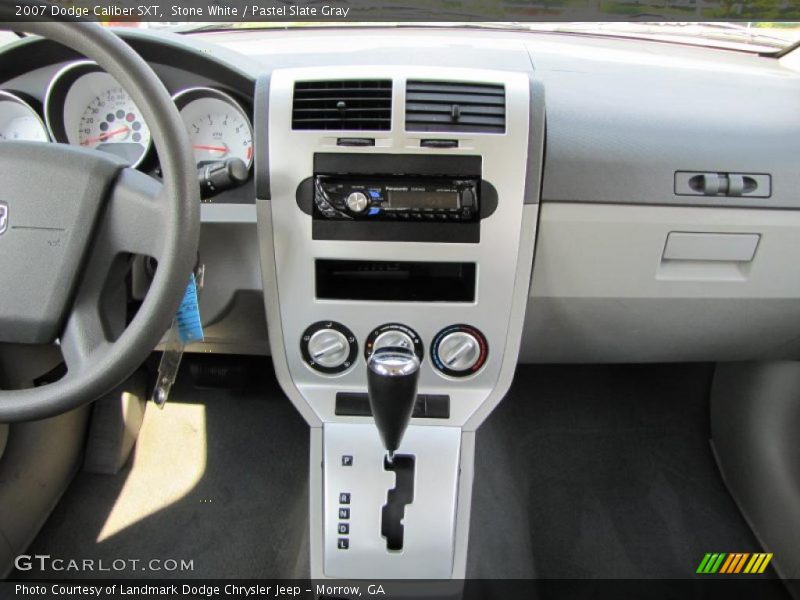 Stone White / Pastel Slate Gray 2007 Dodge Caliber SXT
