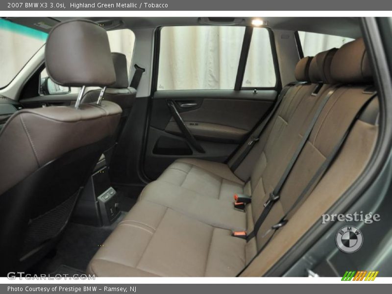 Highland Green Metallic / Tobacco 2007 BMW X3 3.0si
