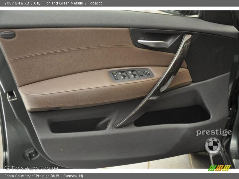 Highland Green Metallic / Tobacco 2007 BMW X3 3.0si