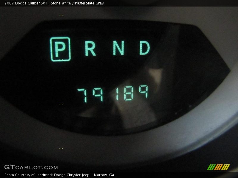 Stone White / Pastel Slate Gray 2007 Dodge Caliber SXT