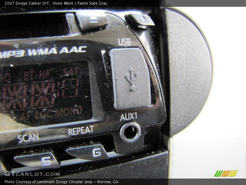 Stone White / Pastel Slate Gray 2007 Dodge Caliber SXT