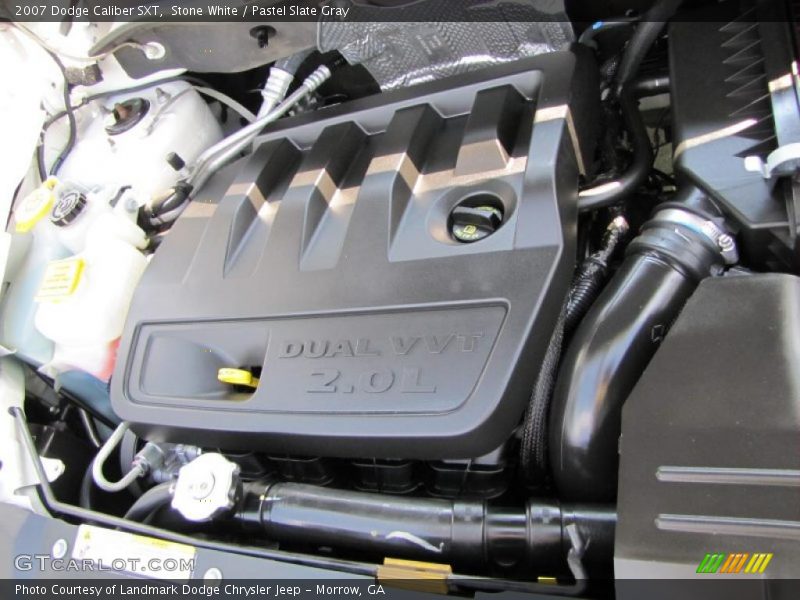 Stone White / Pastel Slate Gray 2007 Dodge Caliber SXT