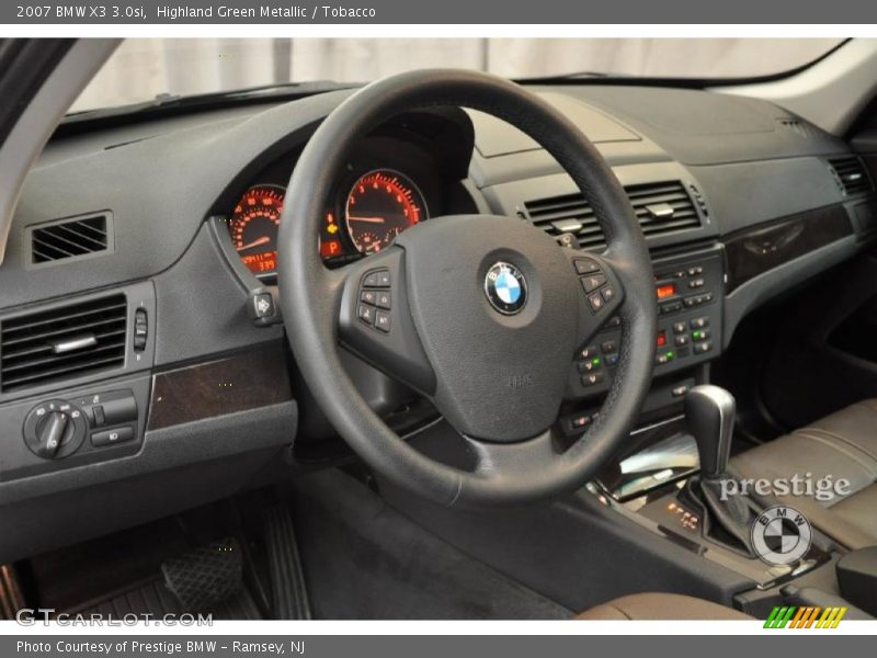 Highland Green Metallic / Tobacco 2007 BMW X3 3.0si