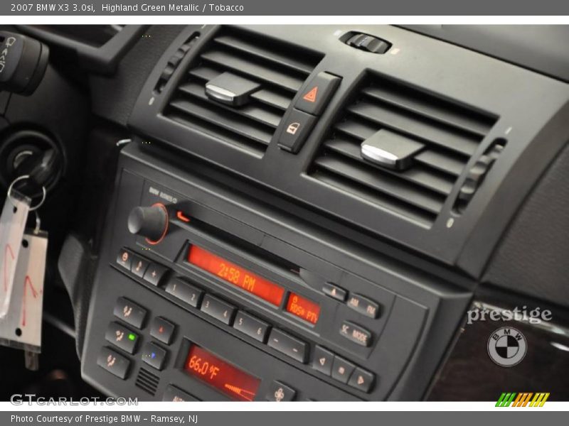 Highland Green Metallic / Tobacco 2007 BMW X3 3.0si