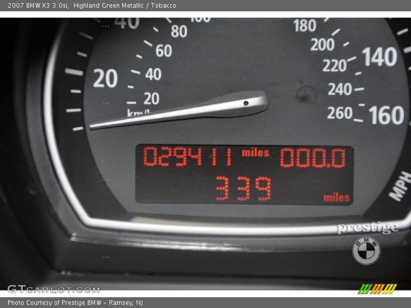 Highland Green Metallic / Tobacco 2007 BMW X3 3.0si