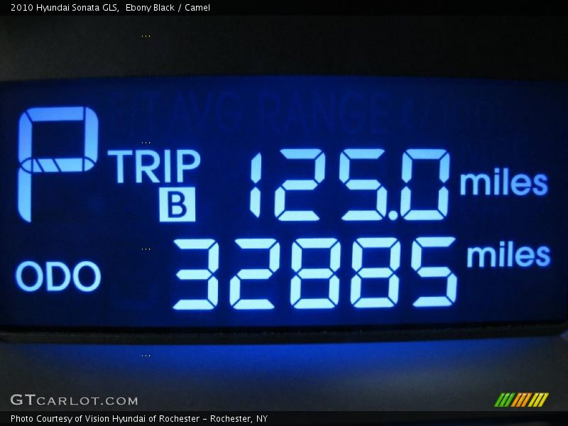 Ebony Black / Camel 2010 Hyundai Sonata GLS