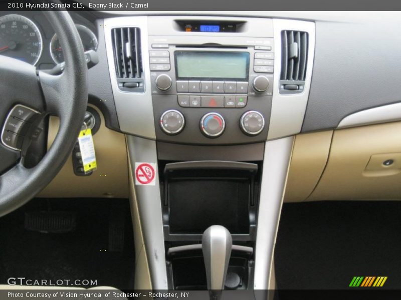 Ebony Black / Camel 2010 Hyundai Sonata GLS