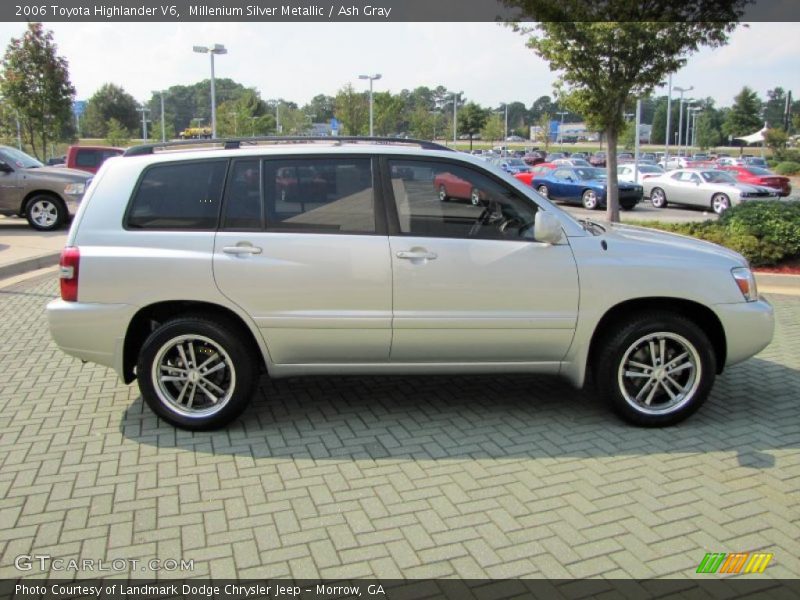Millenium Silver Metallic / Ash Gray 2006 Toyota Highlander V6