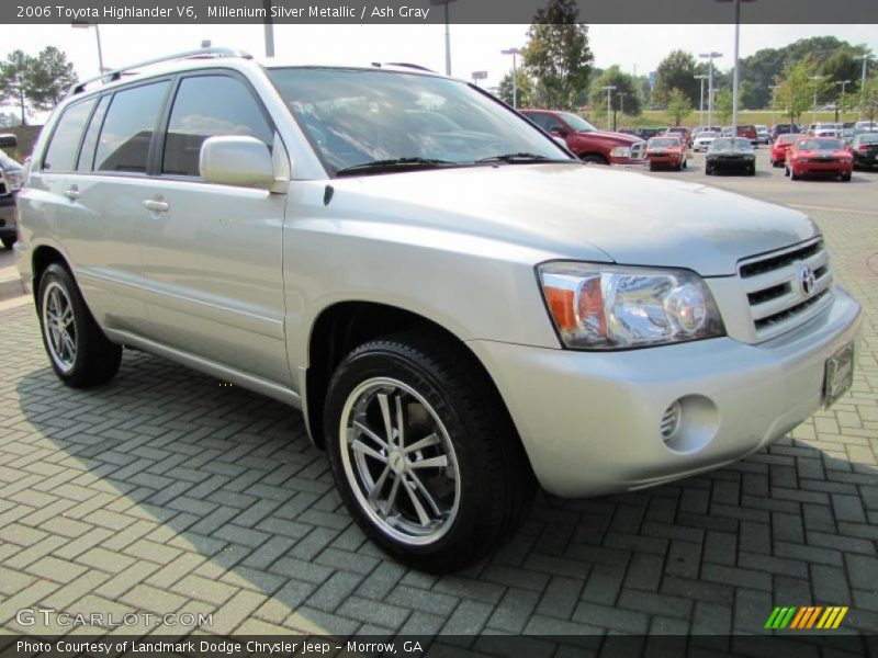Millenium Silver Metallic / Ash Gray 2006 Toyota Highlander V6