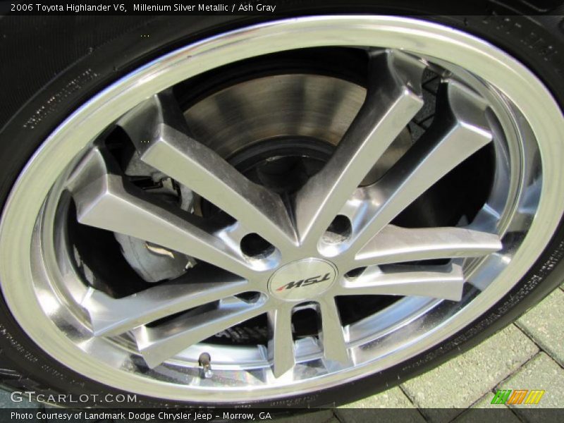 Millenium Silver Metallic / Ash Gray 2006 Toyota Highlander V6