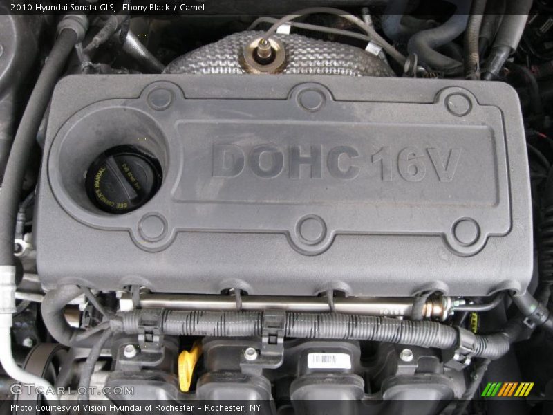 Ebony Black / Camel 2010 Hyundai Sonata GLS