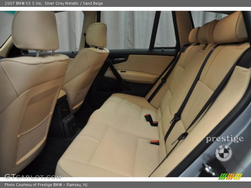 Silver Grey Metallic / Sand Beige 2007 BMW X3 3.0si