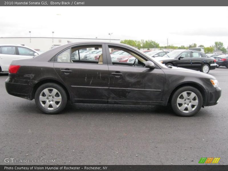 Ebony Black / Camel 2010 Hyundai Sonata GLS