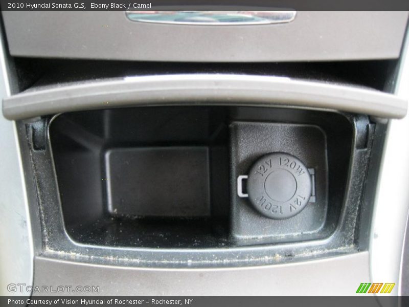 Ebony Black / Camel 2010 Hyundai Sonata GLS