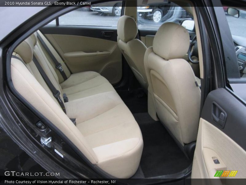 Ebony Black / Camel 2010 Hyundai Sonata GLS