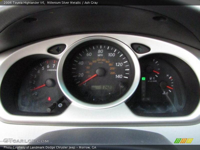Millenium Silver Metallic / Ash Gray 2006 Toyota Highlander V6