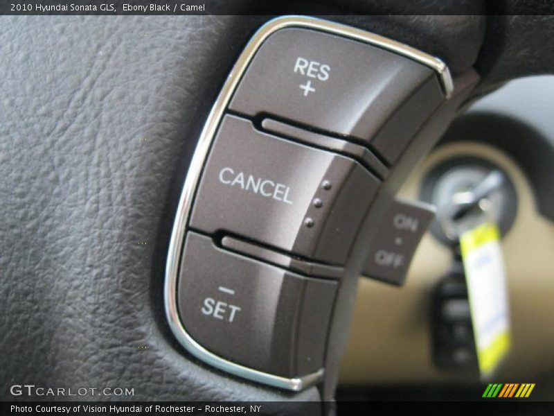 Ebony Black / Camel 2010 Hyundai Sonata GLS