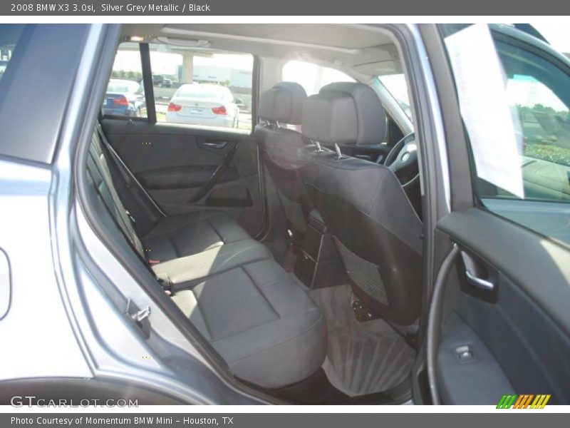 Silver Grey Metallic / Black 2008 BMW X3 3.0si