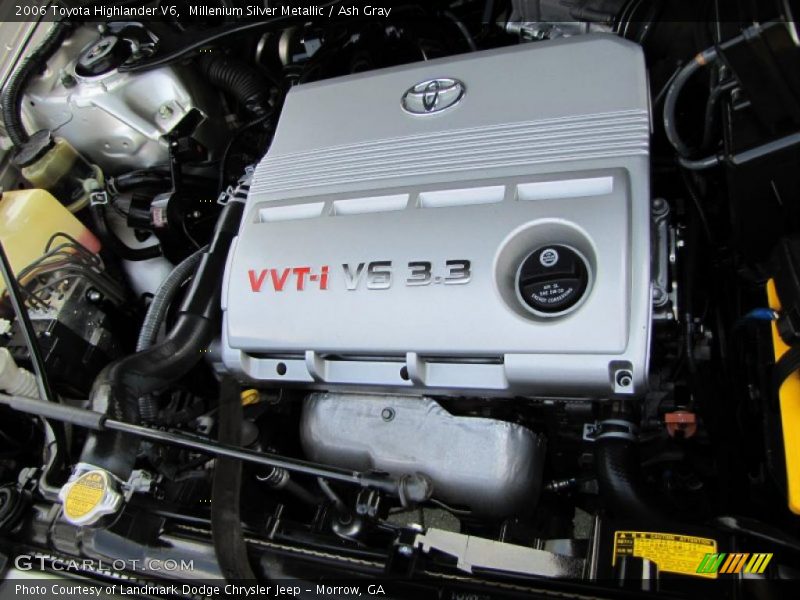 Millenium Silver Metallic / Ash Gray 2006 Toyota Highlander V6
